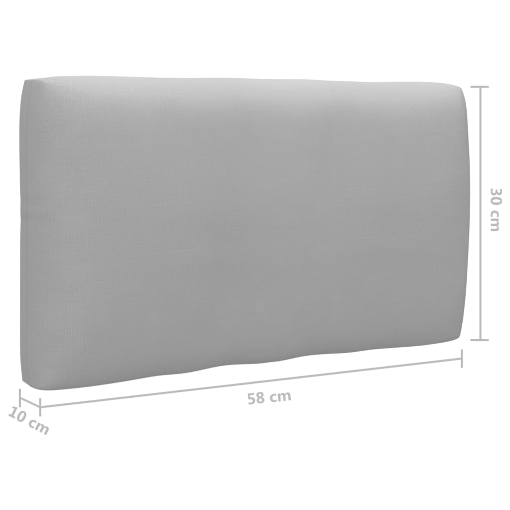 Set Divani in Pallet con Cuscini 4 pz in Pino Impregnato Bianco | homemem39