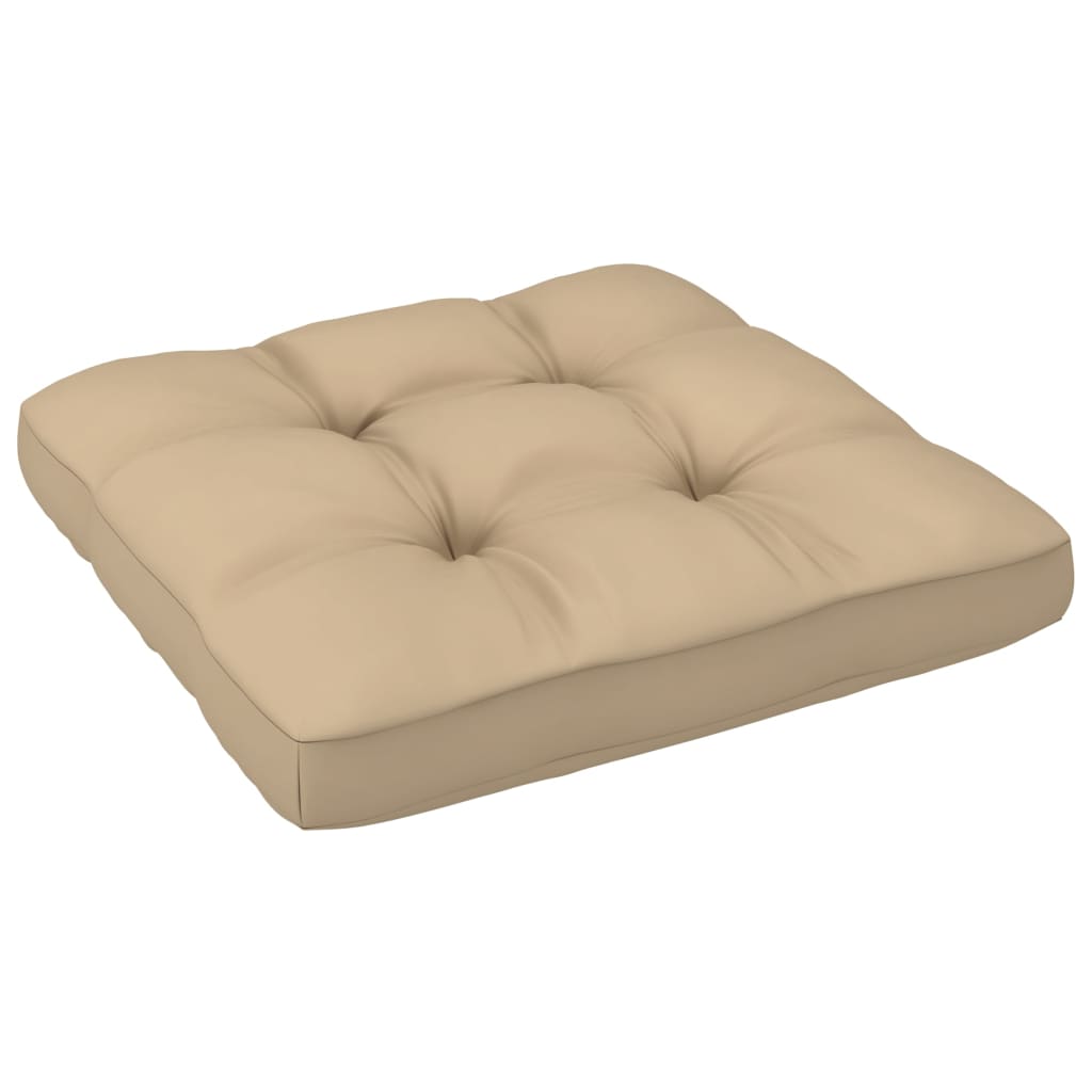 Set Divani in Pallet con Cuscini 4 pz in Pino Impregnato Bianco | homemem39
