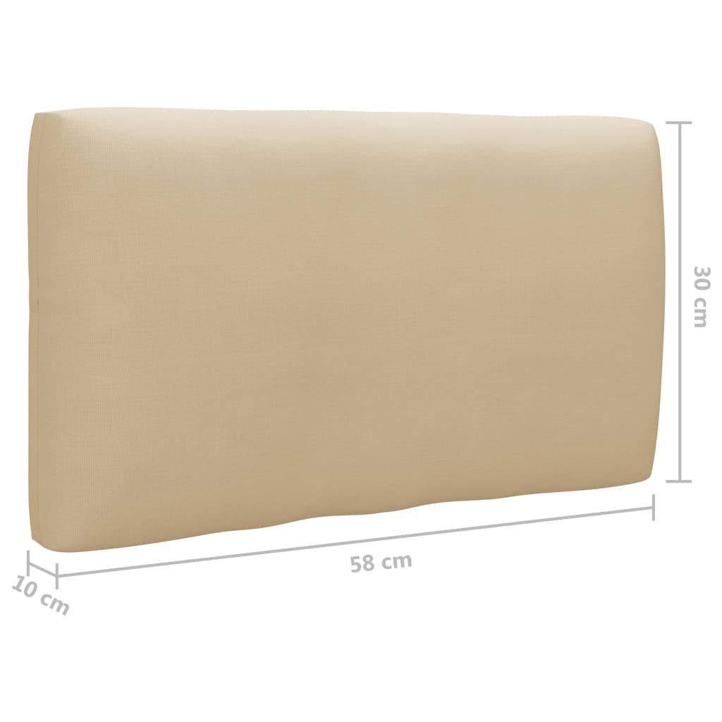 Set Divani in Pallet con Cuscini 4 pz in Pino Impregnato Bianco | homemem39