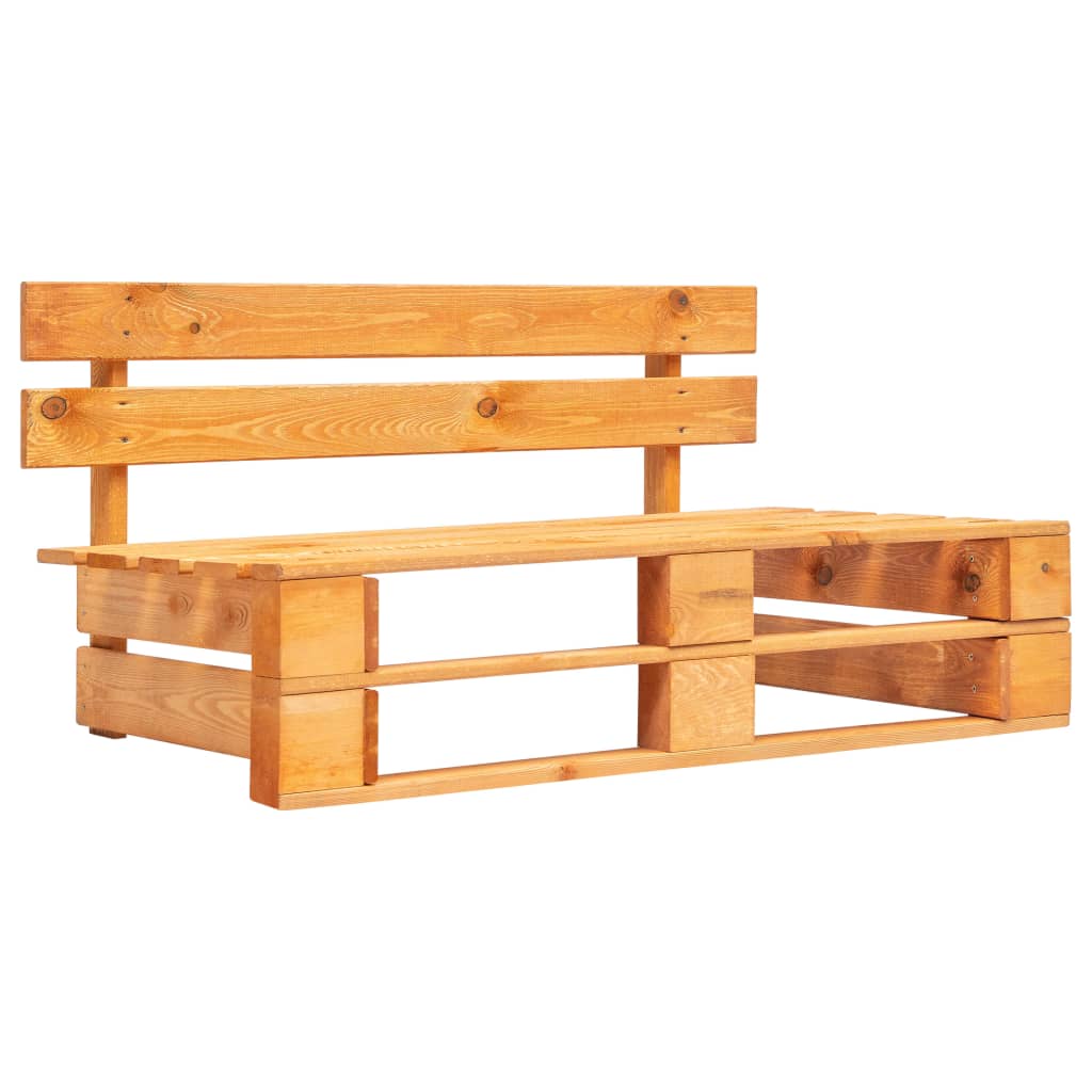 Set Divani in Pallet con Cuscini 6 pz in Pino Impregnato Ambra | homemem39