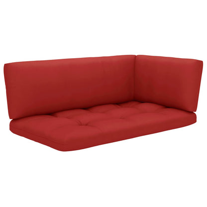 Set Divani in Pallet con Cuscini 6 pz in Pino Impregnato Ambra | homemem39