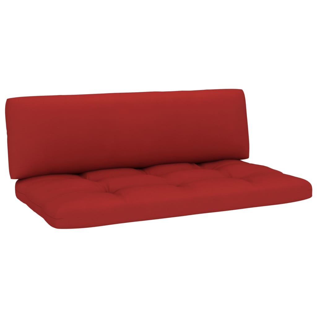 Set Divani in Pallet con Cuscini 6 pz in Pino Impregnato Ambra | homemem39