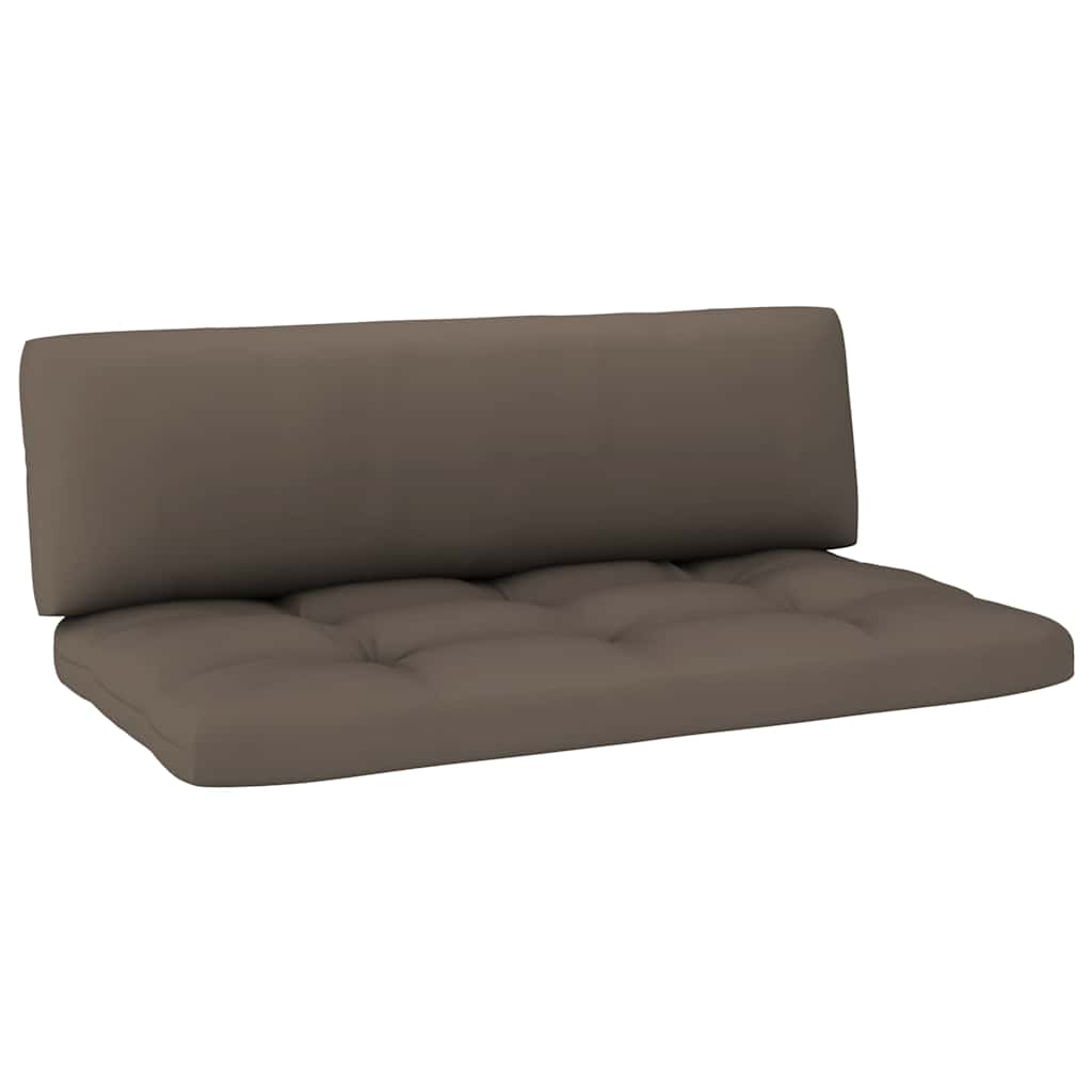 Set Divani in Pallet con Cuscini 6 pz in Pino Impregnato Ambra | homemem39
