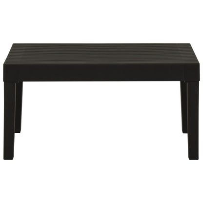 Tavolino da Salotto per Giardino in Plastica Grigio | homemem39