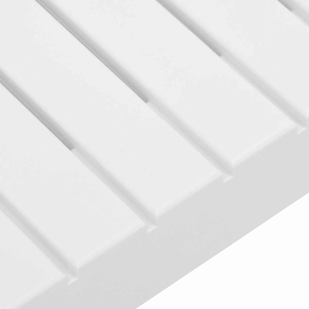 Set Divani da Giardino con Cuscini 2 pz in Plastica Bianco