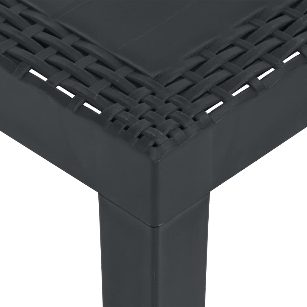 Set Divani da Giardino con Cuscini 3 pz in Plastica Grigio - homemem39