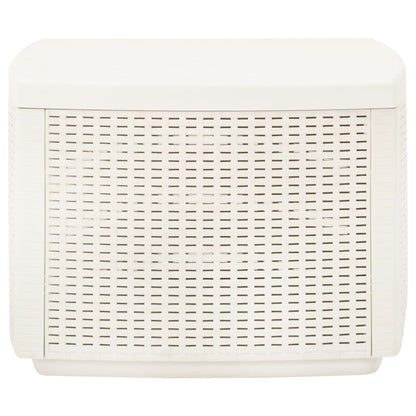 Tavolo da Giardino Bianco 53x53x40 cm in Plastica | homemem39