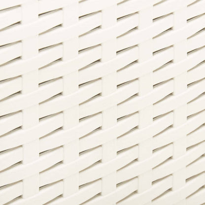 Tavolo da Giardino Bianco 53x53x40 cm in Plastica | homemem39
