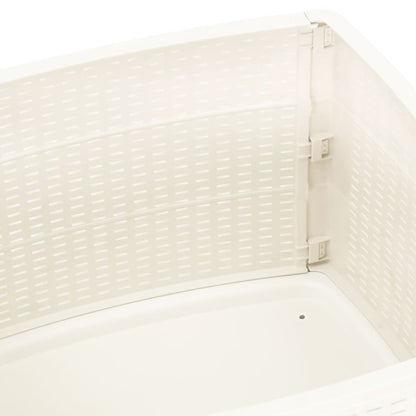 Tavolo da Giardino Bianco 53x53x40 cm in Plastica | homemem39