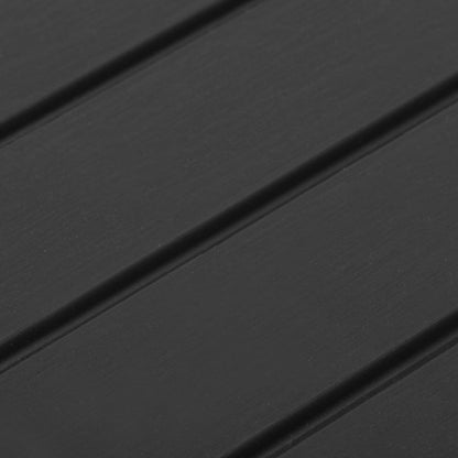 Tavolo da Giardino Grigio 53x53x40 cm in Plastica - homemem39