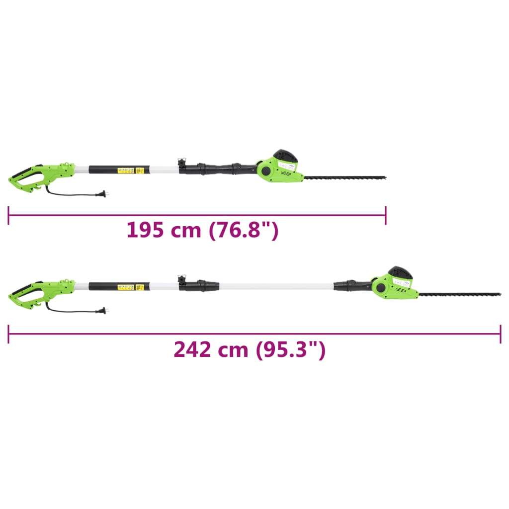 Tagliasiepi Elettrico Telescopico 41 cm 550 W | homemem39