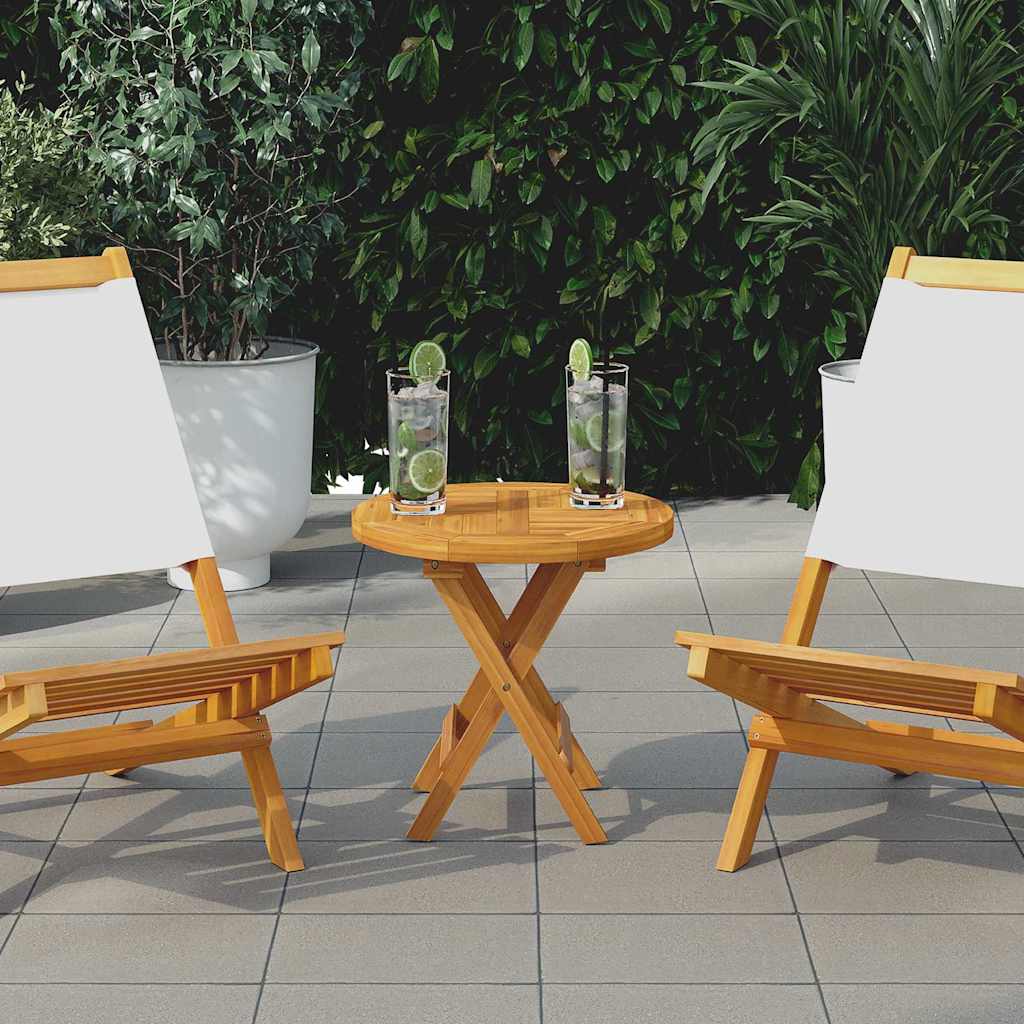 Piano Tavolo in Legno Massello di Teak Rotondo 2,5 cm 40 cm | homemem39