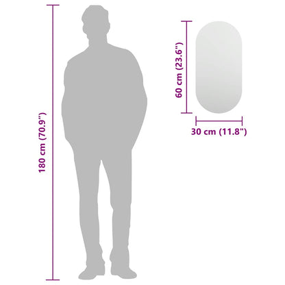 Specchio 60x30 cm in Vetro - homemem39