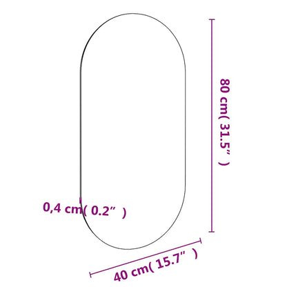 Specchio 80x40 cm in Vetro | homemem39