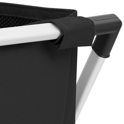 Portabiancheria a 2 Sezioni Nero