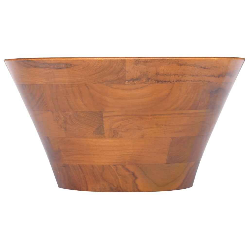 Lavabo in Legno Massello di Teak Φ40x20 cm