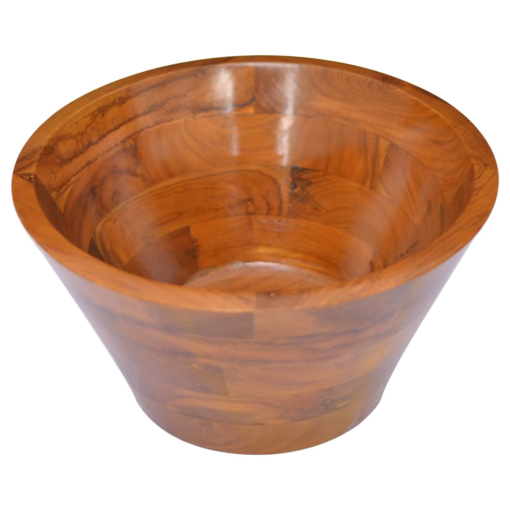 Lavabo in Legno Massello di Teak Φ40x20 cm