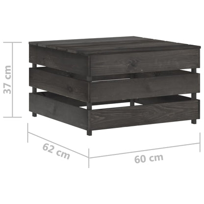 Tavoli da Giardino su Pallet 2 pz in Pino Impregnato