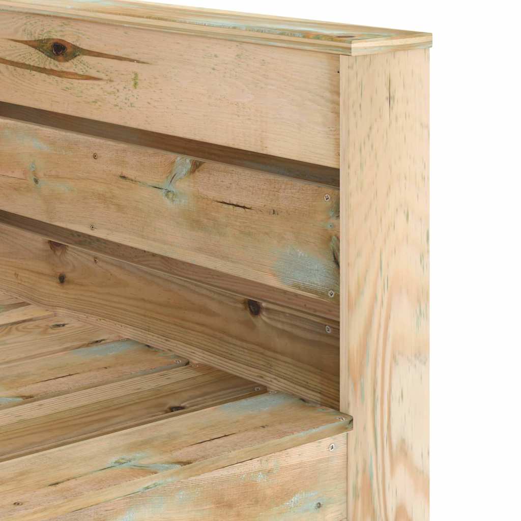 Set Divani da Giardino su Pallet 2 pz Legno di Pino Impregnato | homemem39