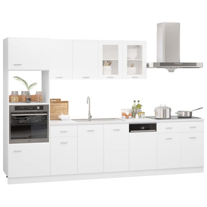 Set Armadi da Cucina 7 pz Bianco in Truciolato - homemem39