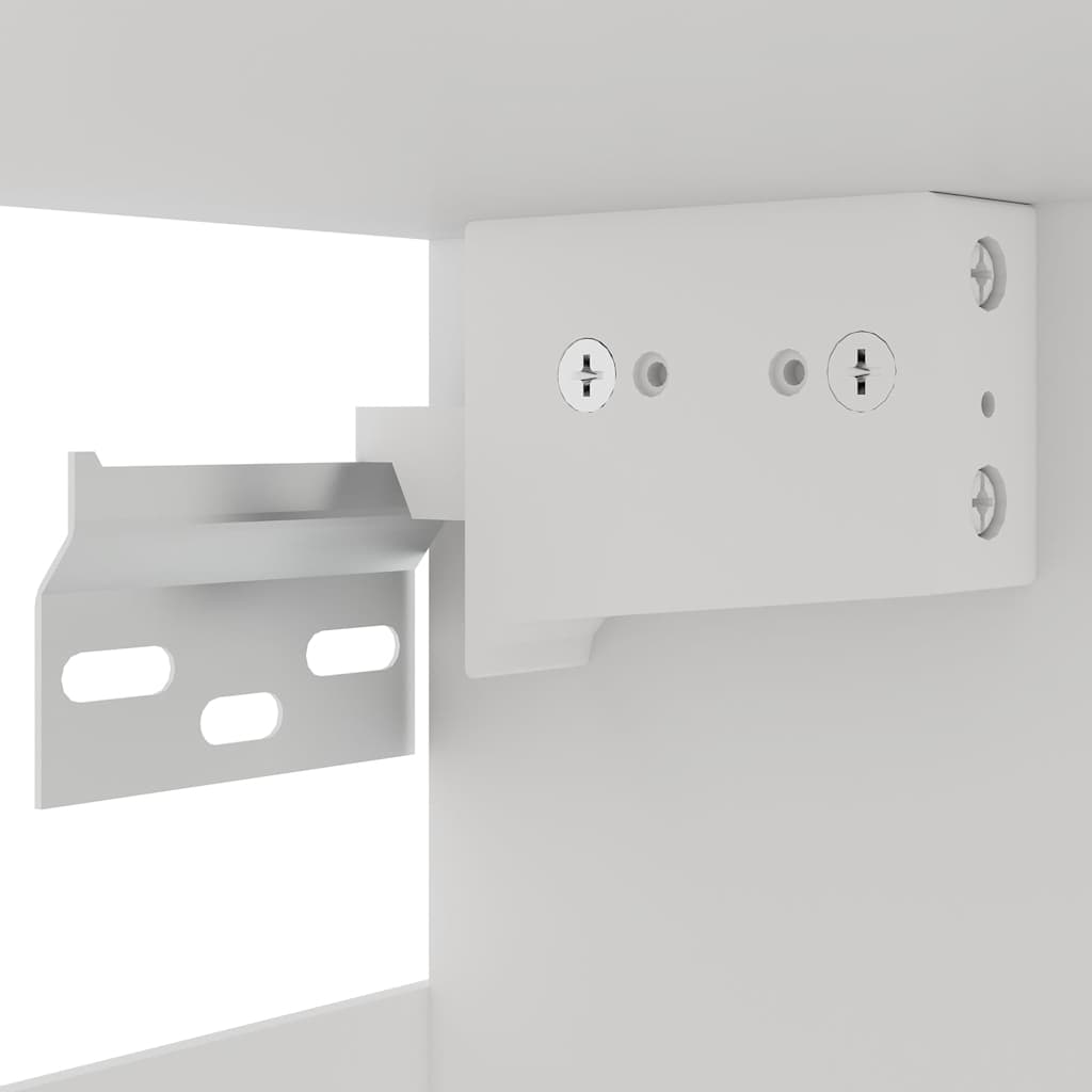 Set Armadi da Cucina 7 pz Lyon Bianco in Truciolato