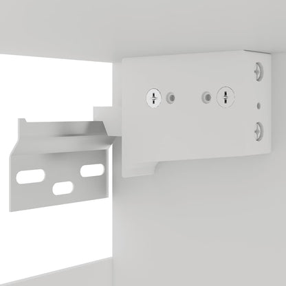 Set Armadi da Cucina 8 pz Lyon Bianco in Legno Multistrato