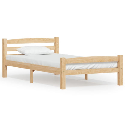 Giroletto senza Materasso 90x200 cm in Legno Massello di Pino | homemem39
