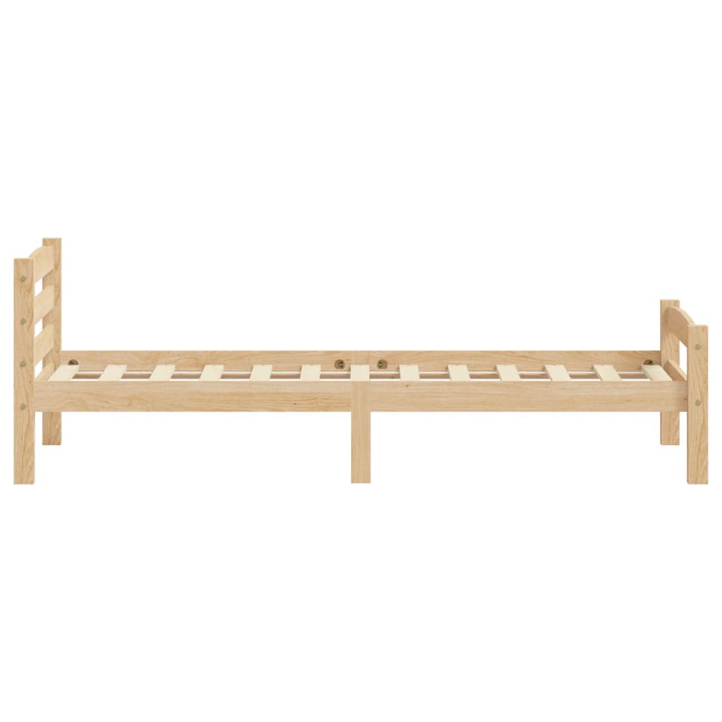 Giroletto senza Materasso 100x200 cm in Legno Massello di Pino | homemem39
