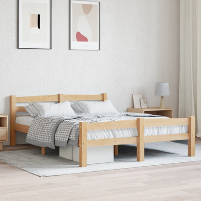 Giroletto senza Materasso 120x200 cm in Legno Massello di Pino | homemem39