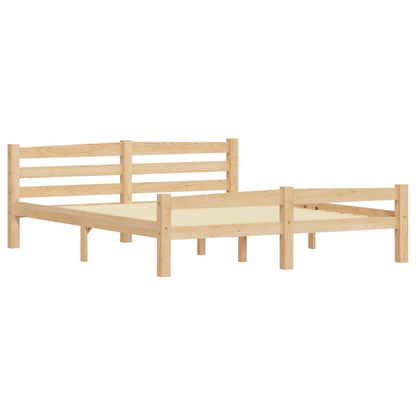 Giroletto senza Materasso 160x200 cm in Legno Massello di Pino | homemem39