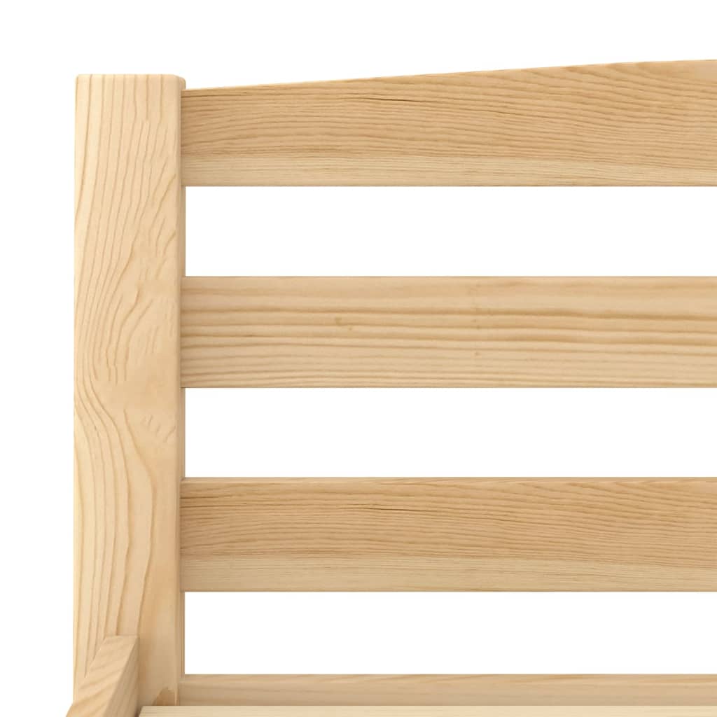 Giroletto senza Materasso 160x200 cm in Legno Massello di Pino | homemem39