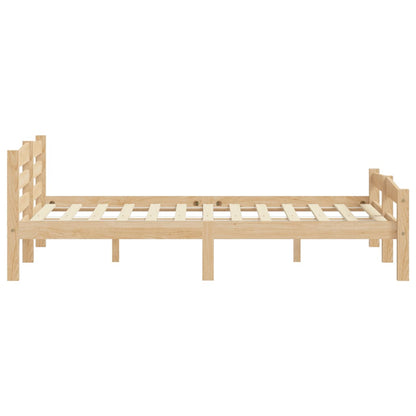 Giroletto senza Materasso 200x200 cm in Legno Massello Pino | homemem39