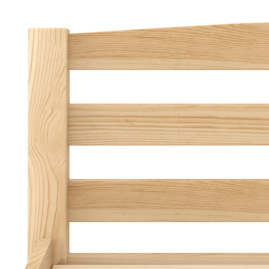 Giroletto senza Materasso 200x200 cm in Legno Massello Pino | homemem39