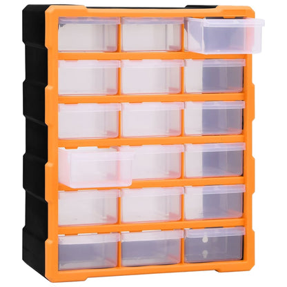 Mobile Contenitore con 18 Cassetti Medi 38x16x47 cm | homemem39