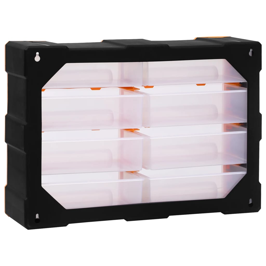 Mobile Contenitore con 8 Cassetti Grandi 52x16x37 cm | homemem39