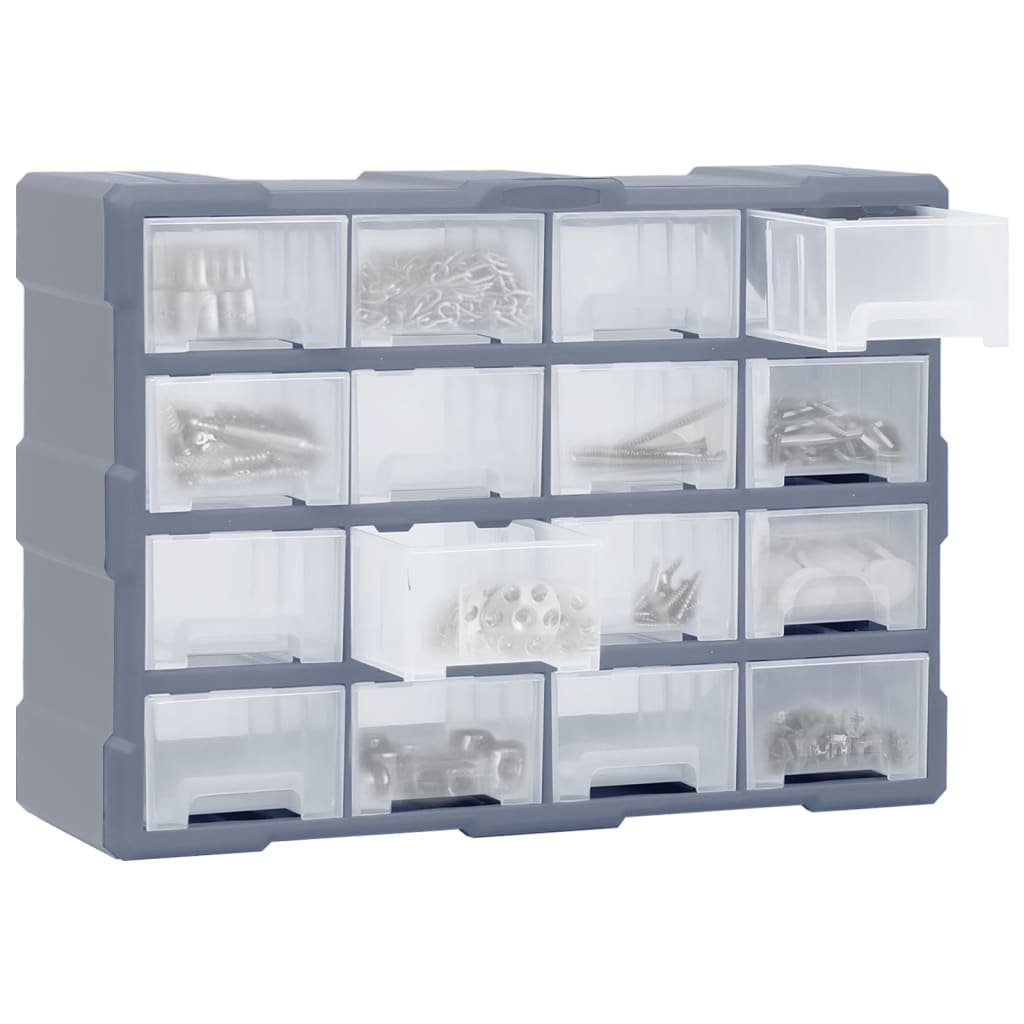 Mobile Contenitore con 16 Cassetti Medi 52x16x37 cm | homemem39