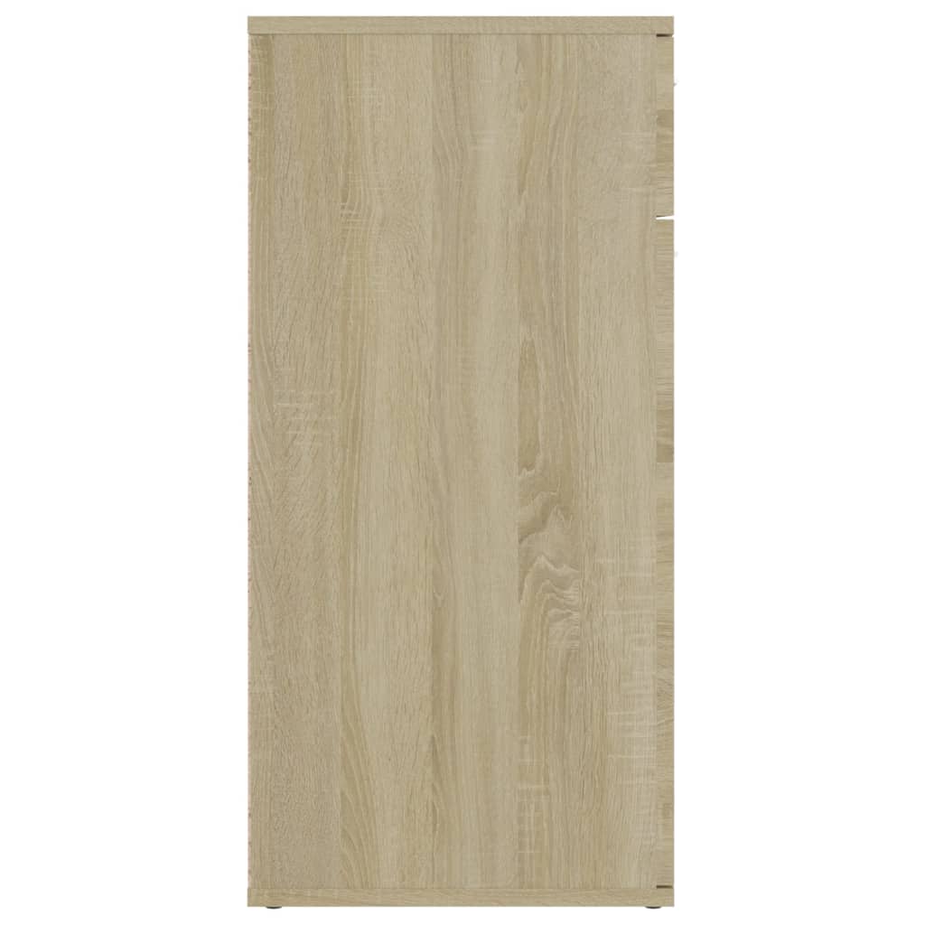 Credenza Rovere Sonoma 80x36x75 cm in Legno Multistrato