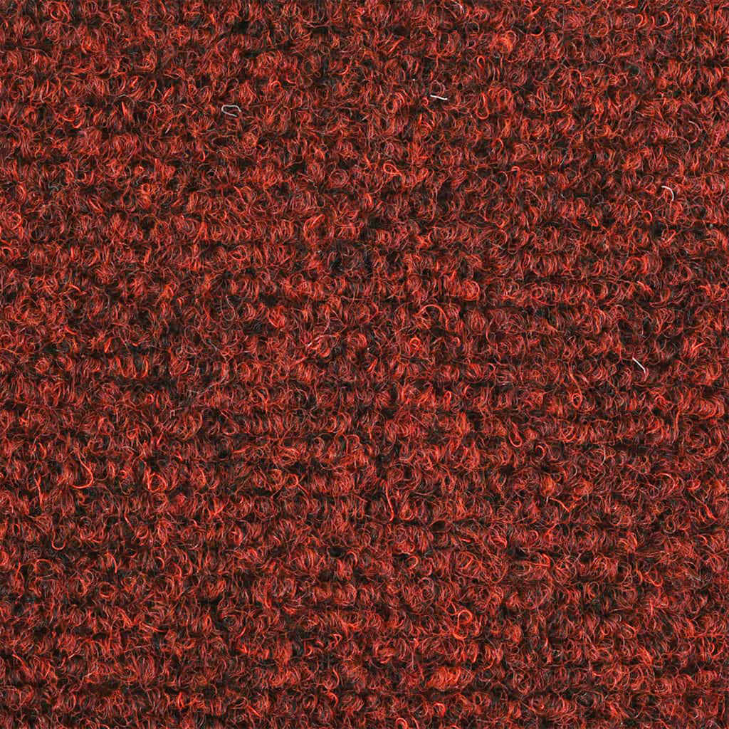 Tappetini per scale autoadesivi 10 pz 65x21x4 cm Bordeaux Rosso Semicircolari Grandi - homemem39