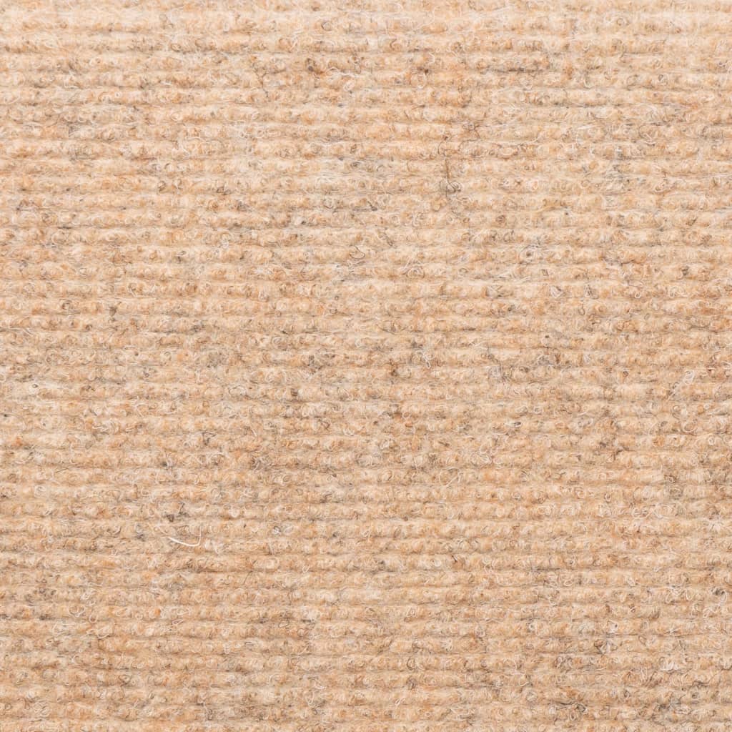 Tappetini per Scale 5 pz Marroni 65x21x4 cm Tessuto Agugliato
