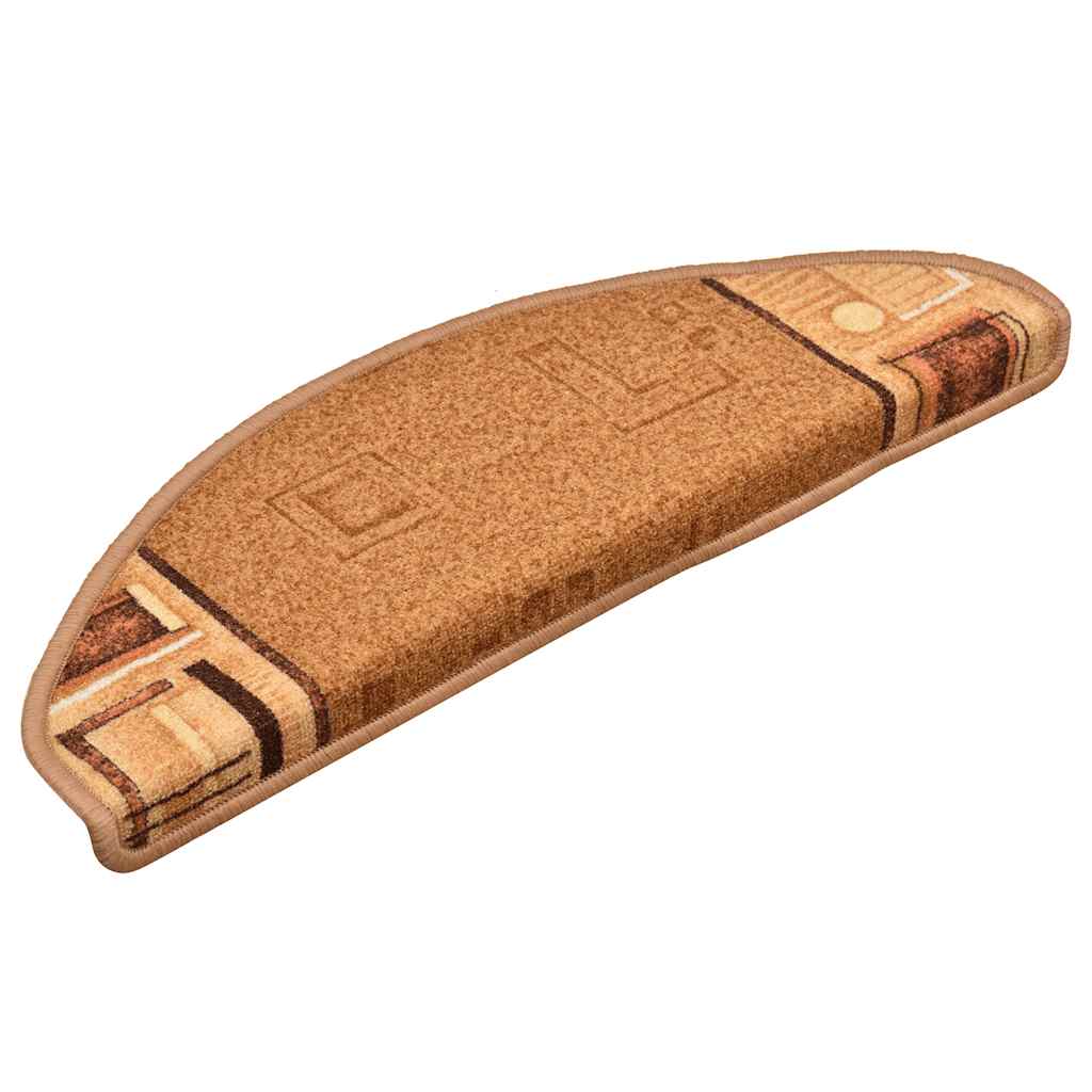 Tappetini per Scale Autoadesivi 5 pz 65x21x4 cm Beige | homemem39