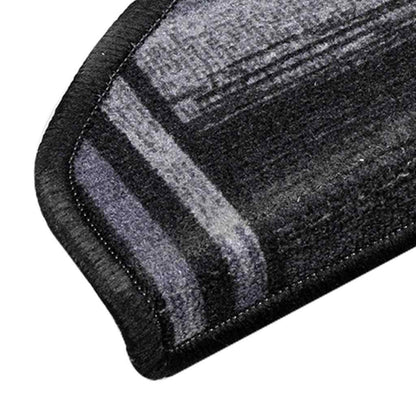 Tappetini per Scale Autoadesivi 10 pz 65x21x4 cm Nero e Grigio
