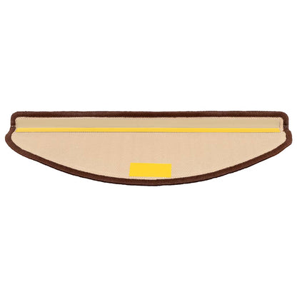 Tappetini per Scale Autoadesivi 5 pz 65x21x4 cm Marroni