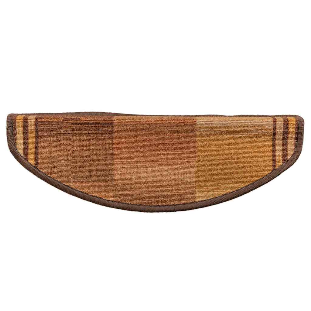 Tappetini per Scale Autoadesivi 5 pz 65x21x4 cm Marroni | homemem39