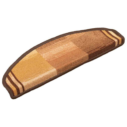 Tappetini per Scale Autoadesivi 10pz 65x21x4 cm Marroni