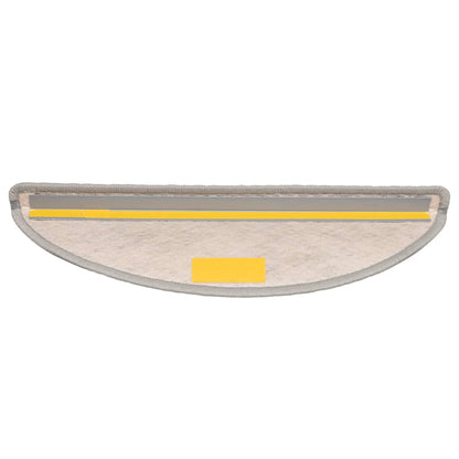 Tappeti Adesivi Scale Aspetto Sisal 15 pz 56x17x3 cm Platino | homemem39
