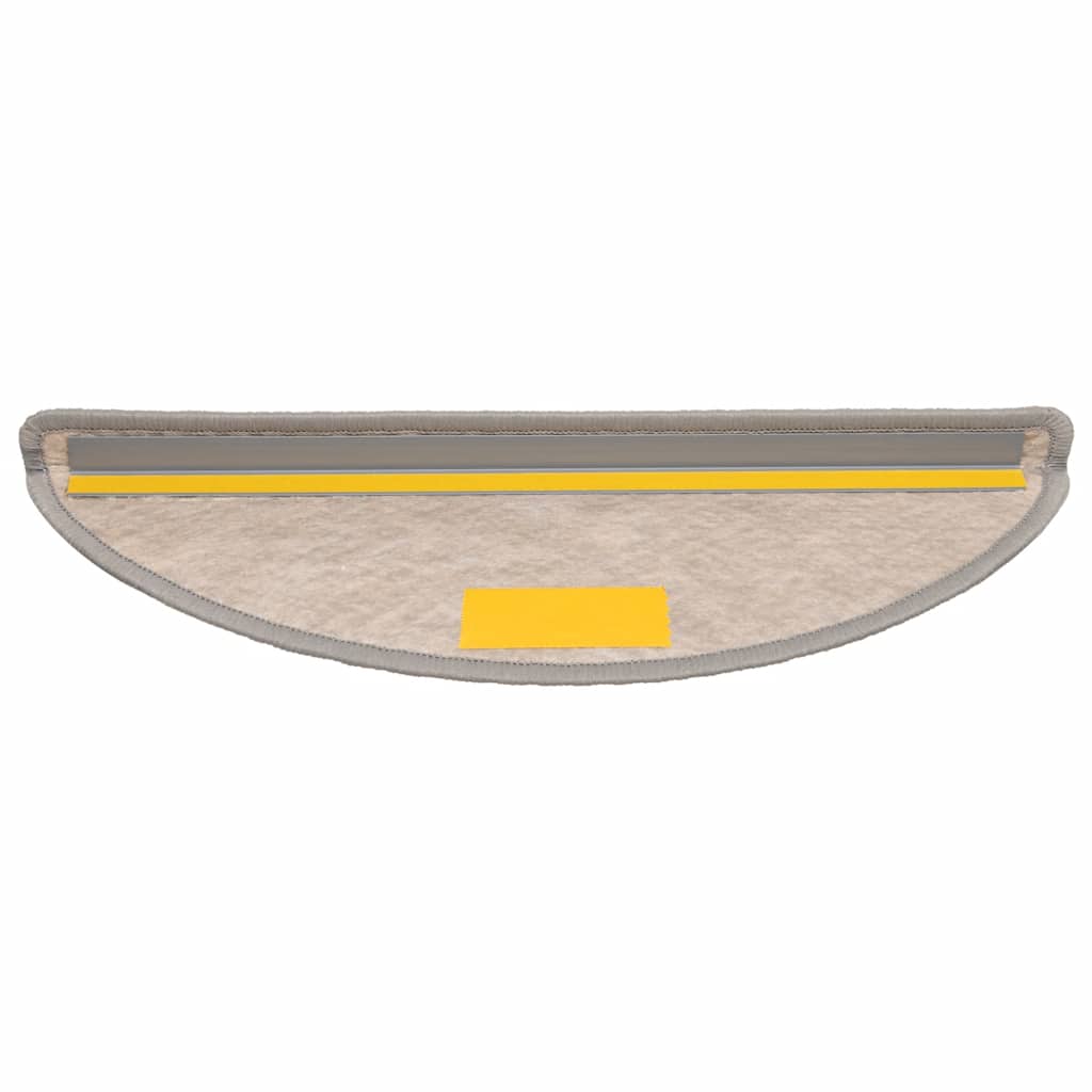 Tappeti Autoadesivi Scale Aspetto Sisal 15pz 56x17x3cm Argento | homemem39