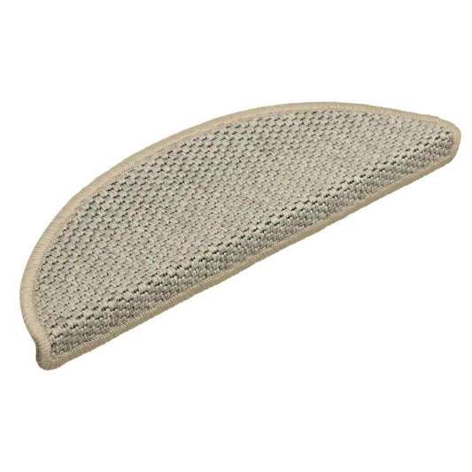 Tappeti Adesivi Scale Aspetto Sisal 15pz 56x17x3cm Verde Chiaro | homemem39