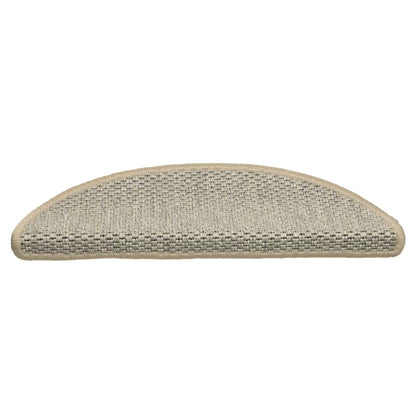 Tappeti Adesivi Scale Aspetto Sisal 15pz 56x17x3cm Verde Chiaro | homemem39
