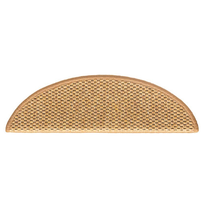 Tappeti Autoadesivi Scale Aspetto Sisal 15 pz 56x17x3 cm Sisal | homemem39