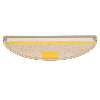 Tappeti Autoadesivi Scale Aspetto Sisal 15 pz 56x17x3 cm Sabbia